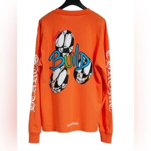 Chrome Hearts Long sleeve shirt  Orange Matty Boy Link and Build size XL